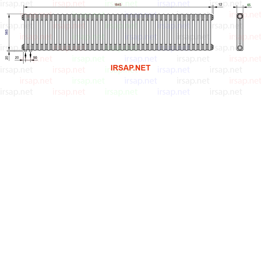 Радиатор IRSAP Tesi 20565/41 T18 CL 01